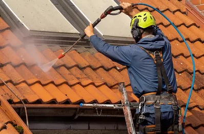 Démoussage et hydrofuge de toiture à Marson